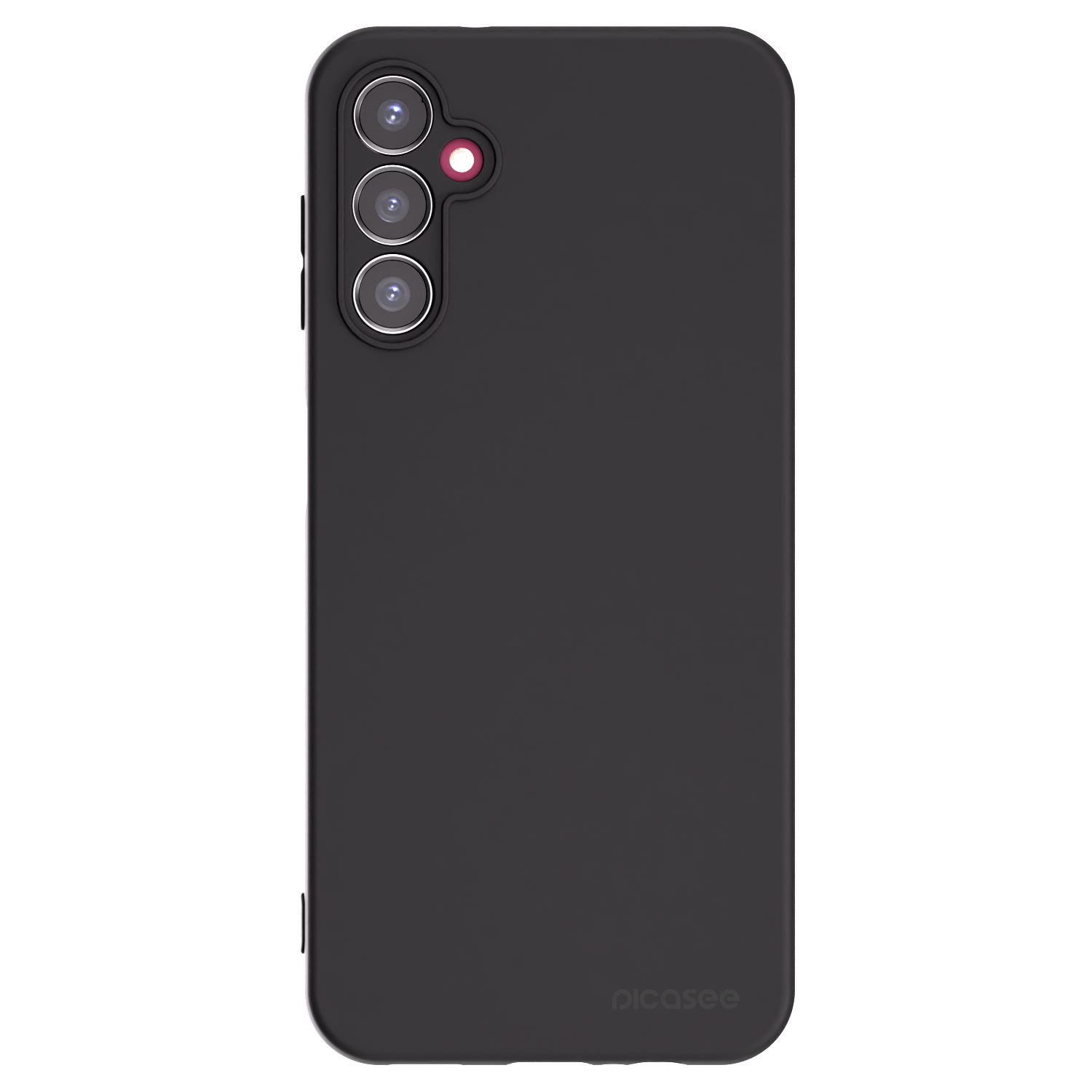 Picasee Samsung Galaxy A14 5G A146P Hülle - Schwarzes Silikon - Clear