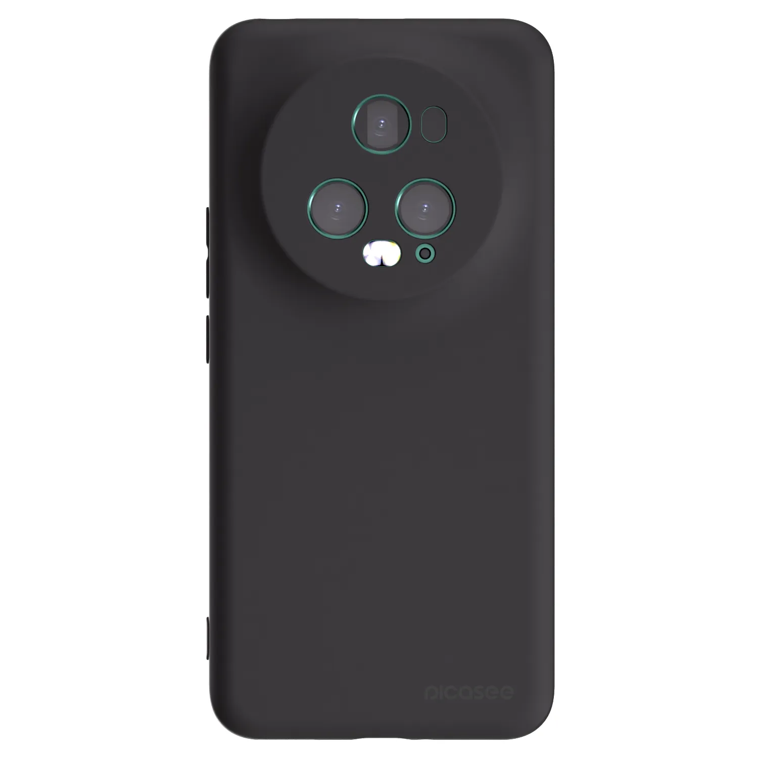Picasee Honor Magic5 Pro Hülle - Schwarzes Silikon - Clear