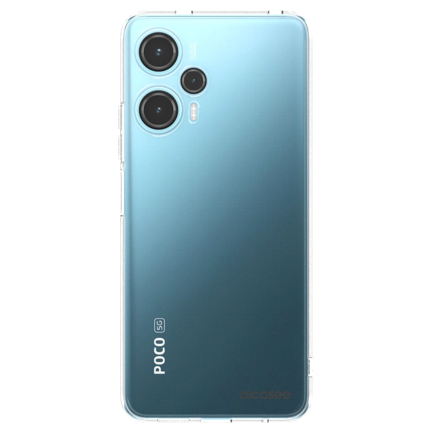 Picasee Xiaomi Poco F5 Hülle - Transparentes Silikon - Clear