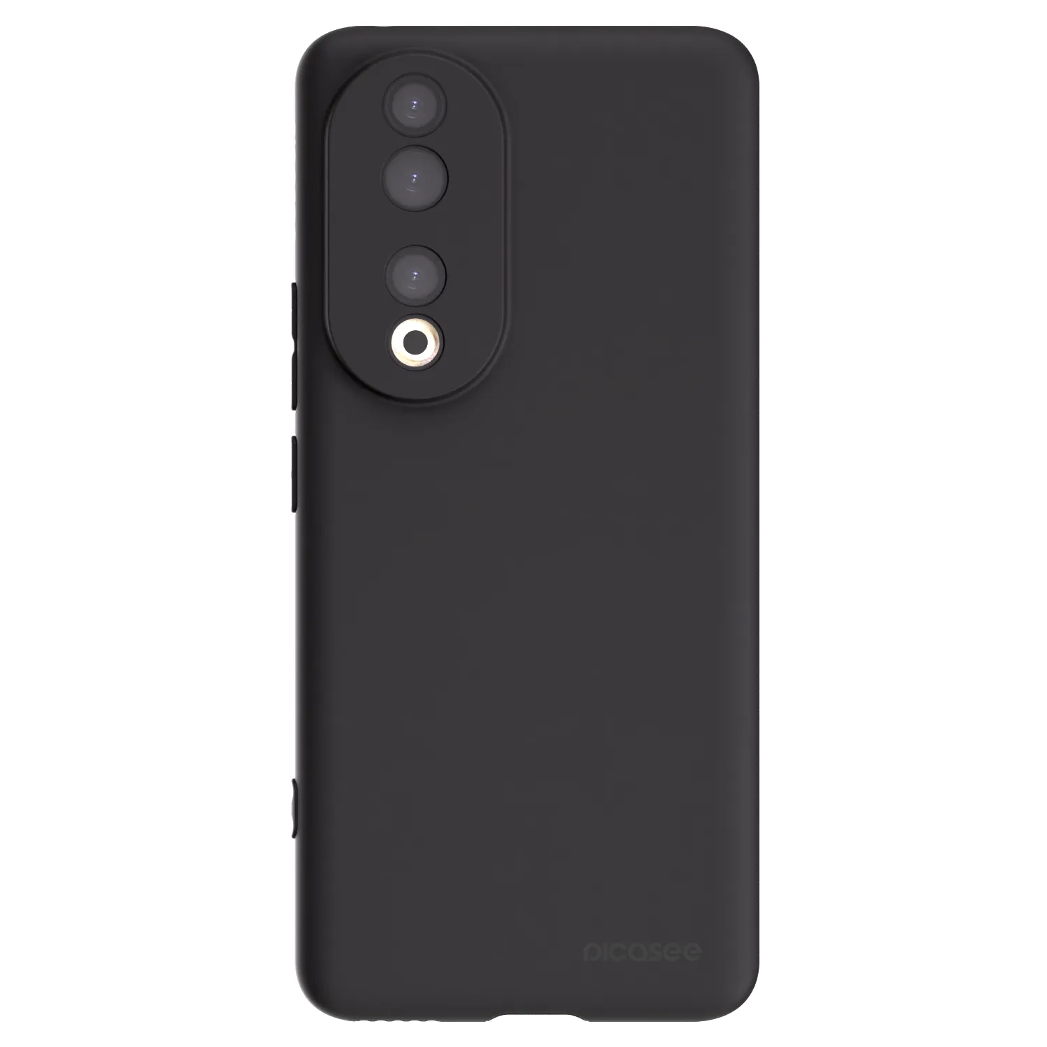 Picasee Honor 90 5G Hülle - Schwarzes Silikon - Clear