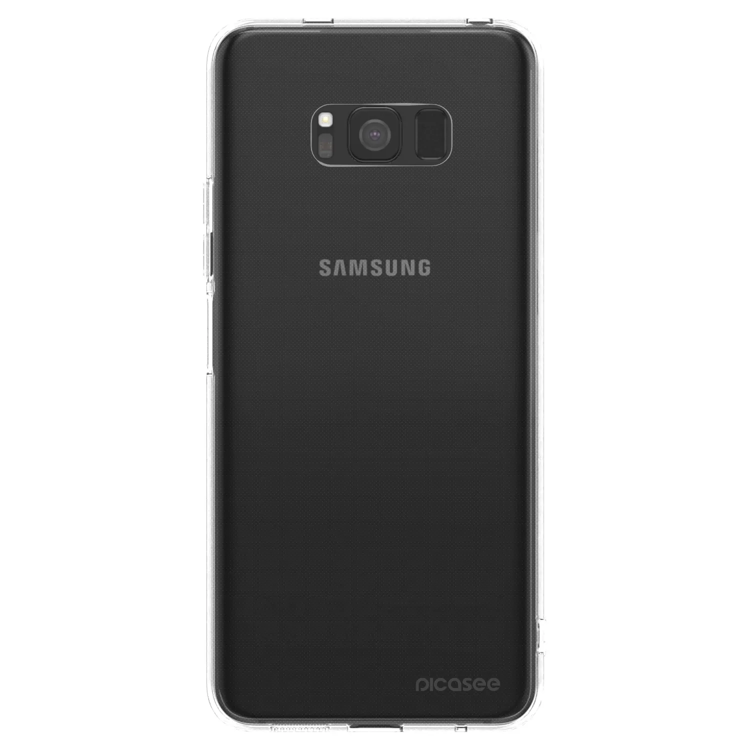 Picasee Samsung Galaxy S8 G950F Hülle - Transparentes Silikon - Clear