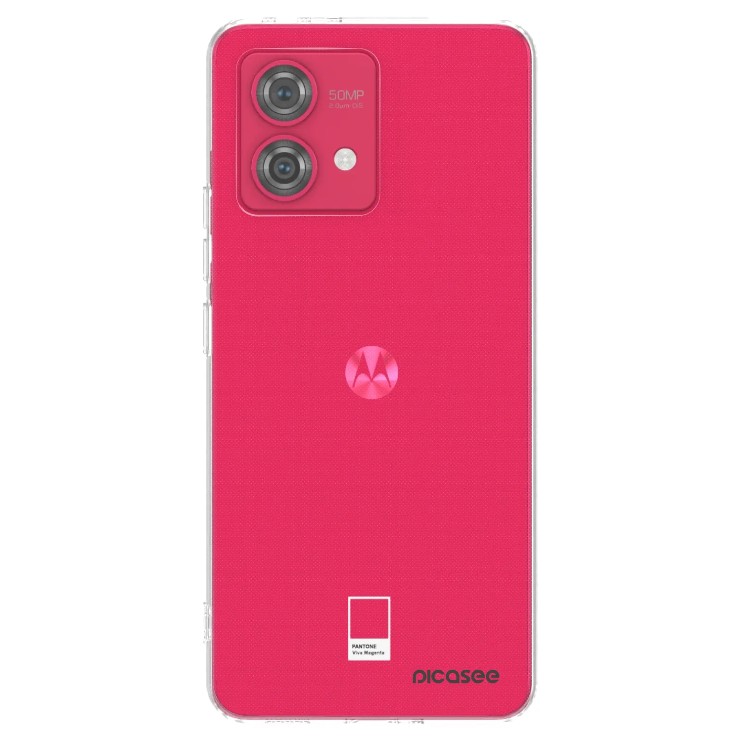 Picasee Motorola Moto G84 5G Hülle - Transparentes Silikon - Clear