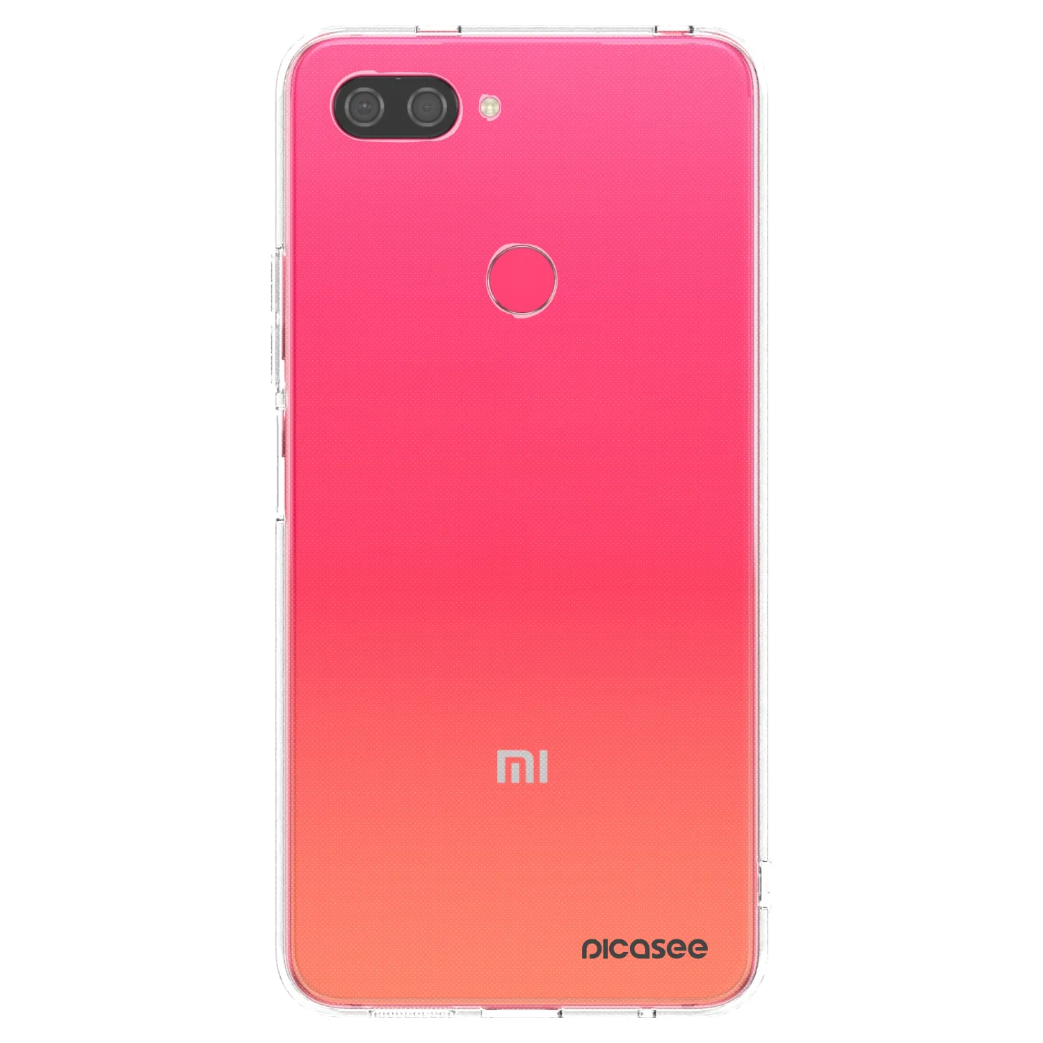 Picasee Xiaomi Mi 8 Lite Hülle - Transparentes Silikon - Clear