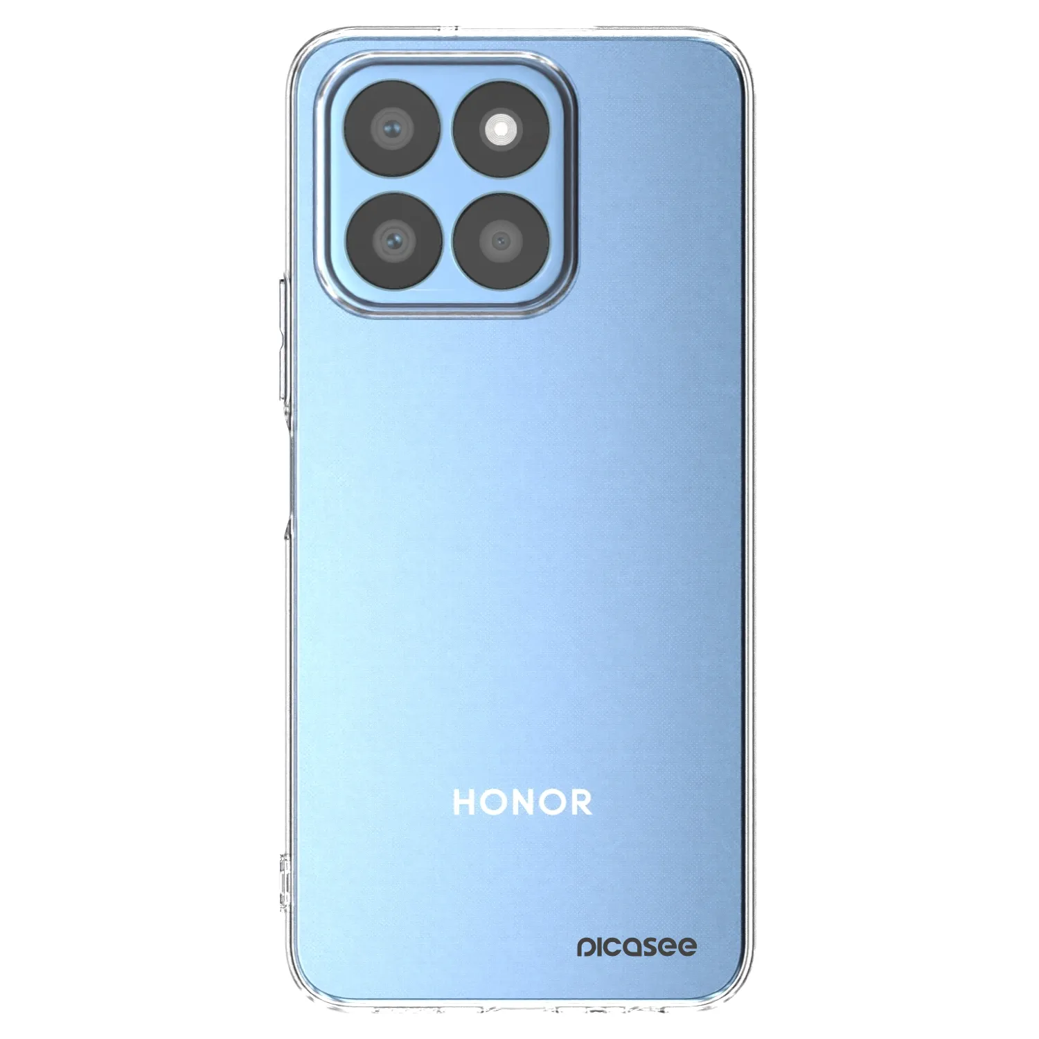 Picasee Honor X8b Hülle - Transparentes Silikon - Clear