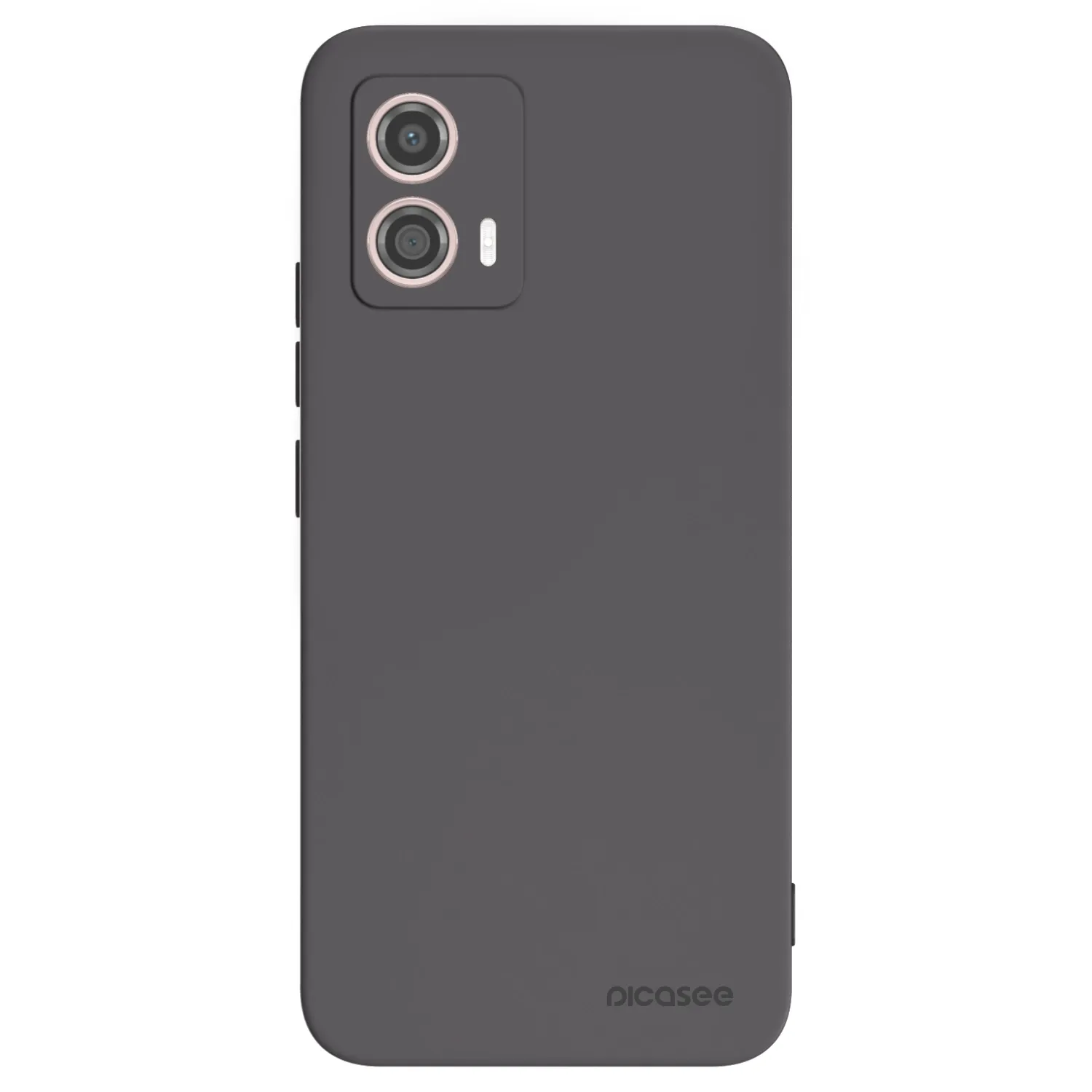 Picasee Motorola Moto G53 5G Hülle - Schwarzes Silikon - Clear
