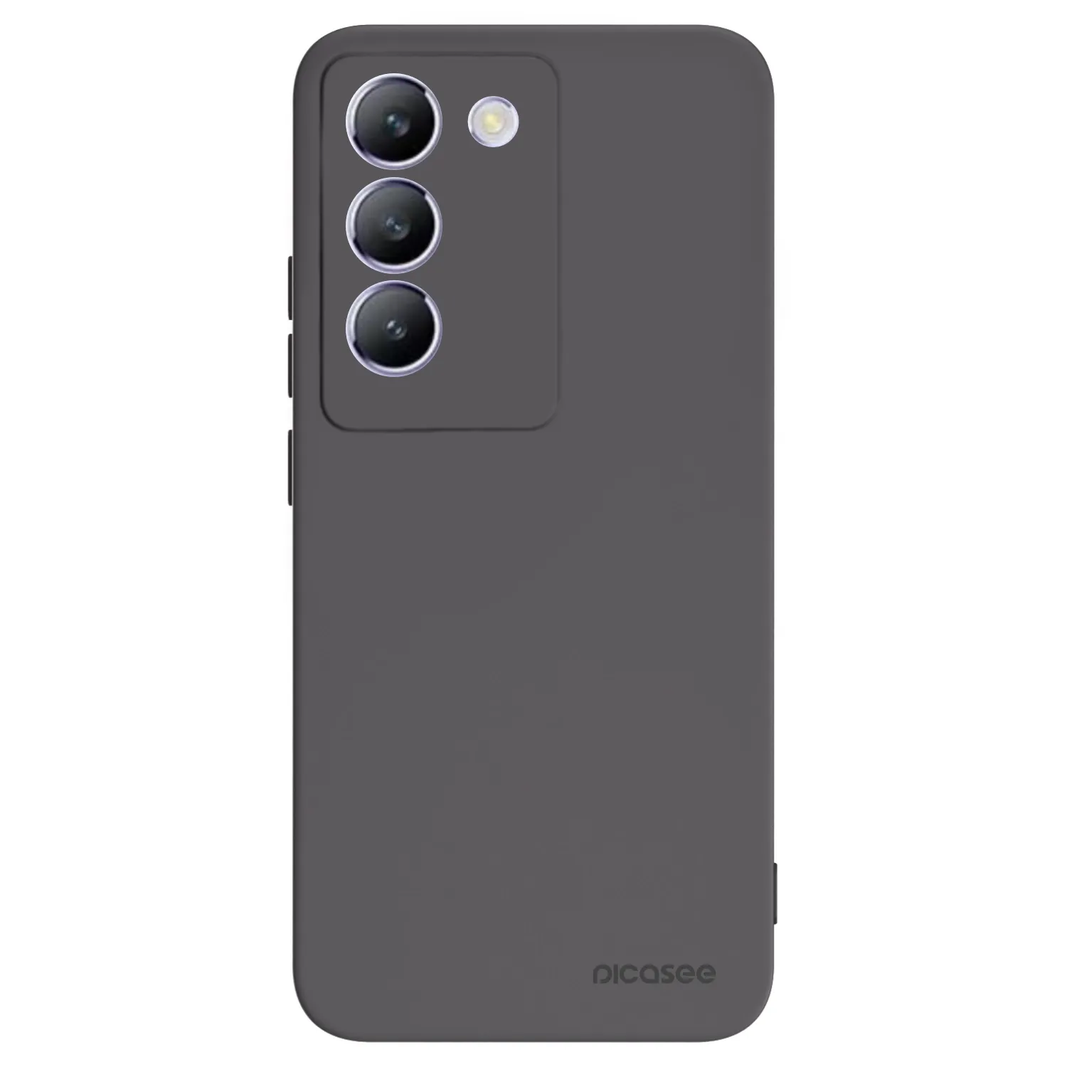 Picasee Vivo V40 SE 5G Hülle - Schwarzes Silikon - Clear