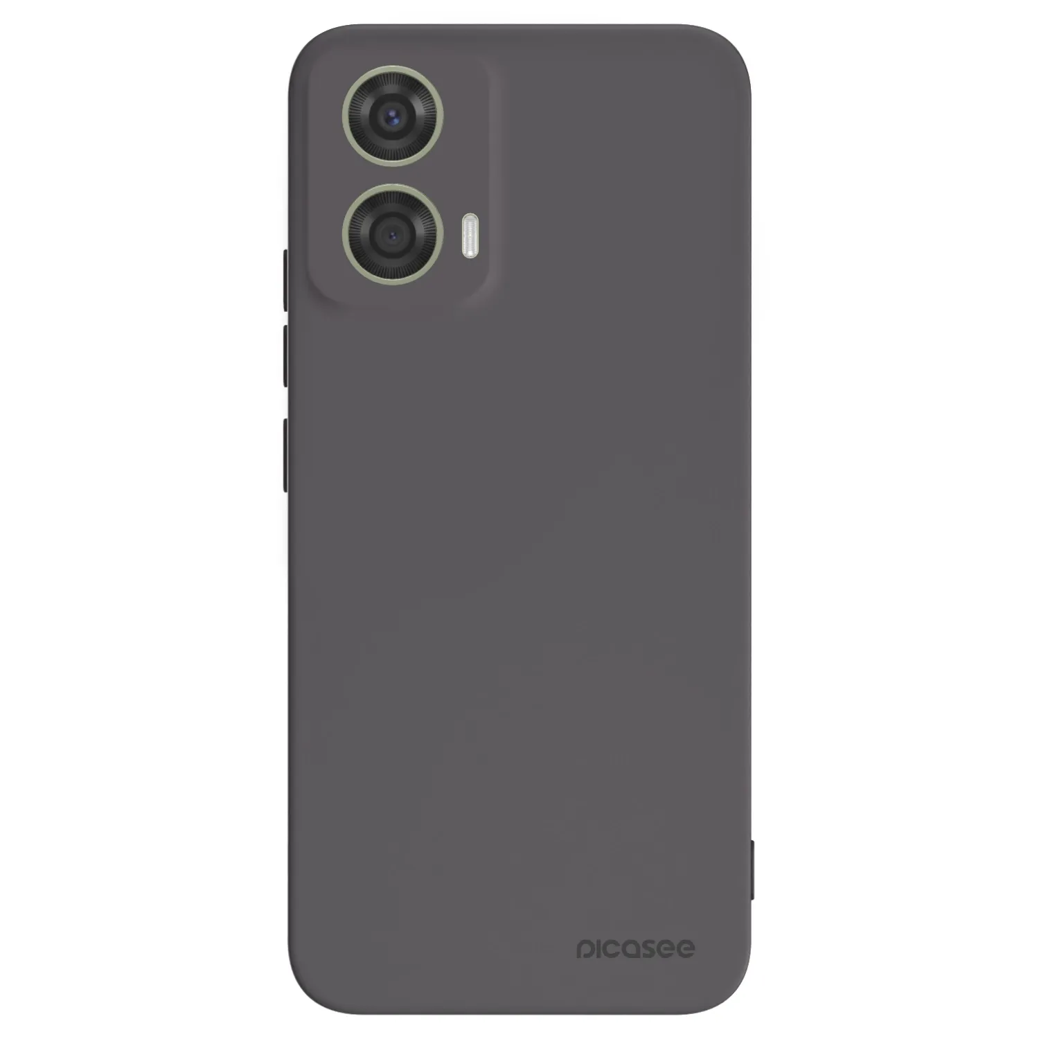 Picasee Motorola Moto G24 Hülle - Schwarzes Silikon - Clear