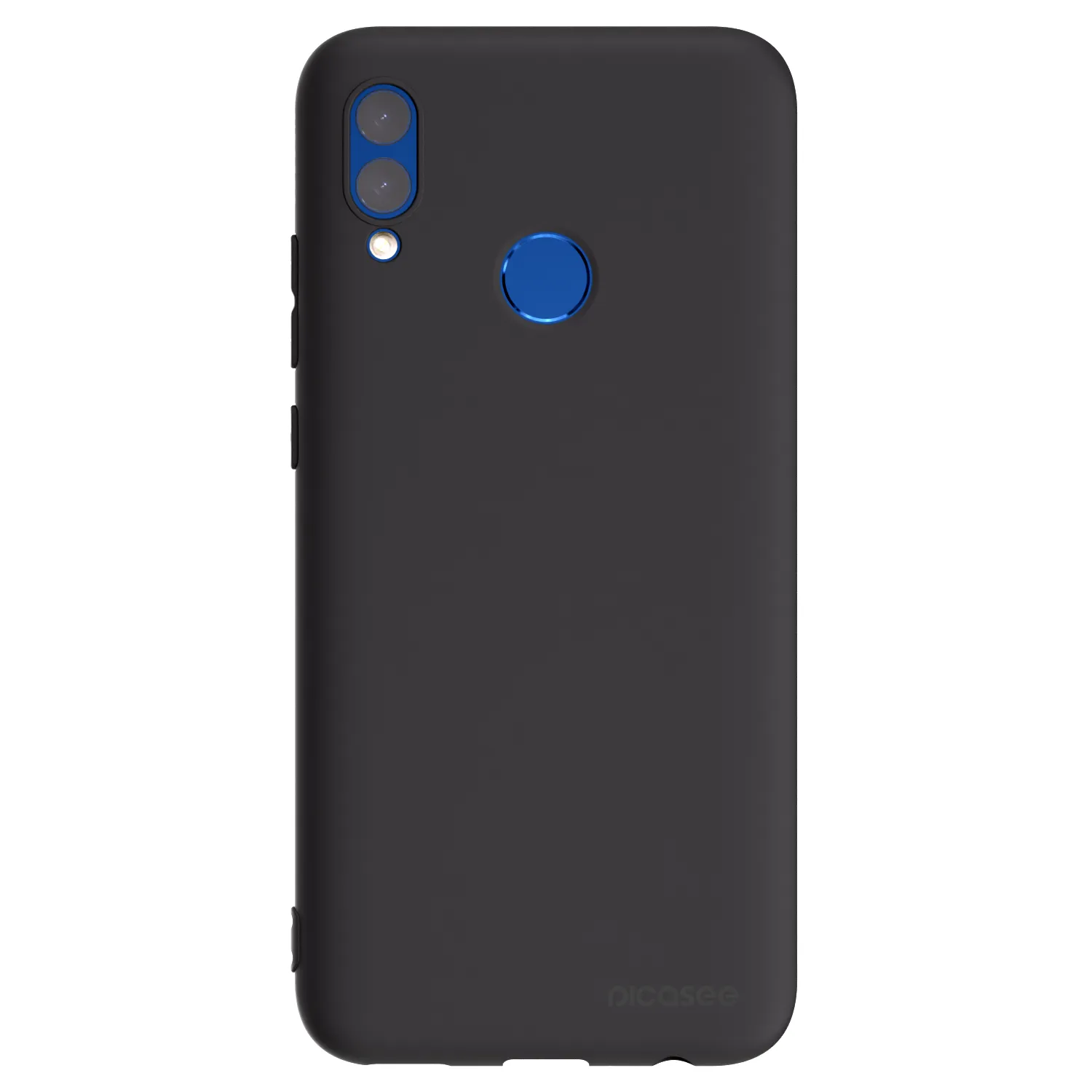 Picasee Huawei P Smart 2019 Hülle - Schwarzes Silikon - Clear