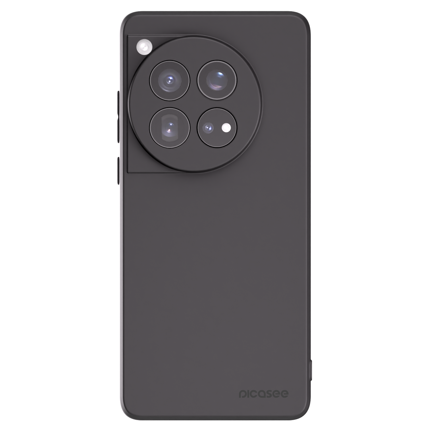 Picasee OnePlus 12 5G Hülle - Schwarzes Silikon - Clear