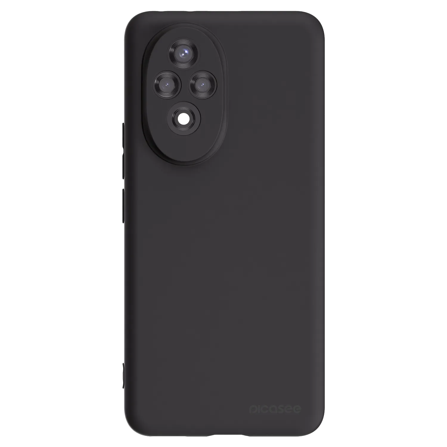Picasee Honor 200 Pro 5G Hülle - Schwarzes Silikon - Clear