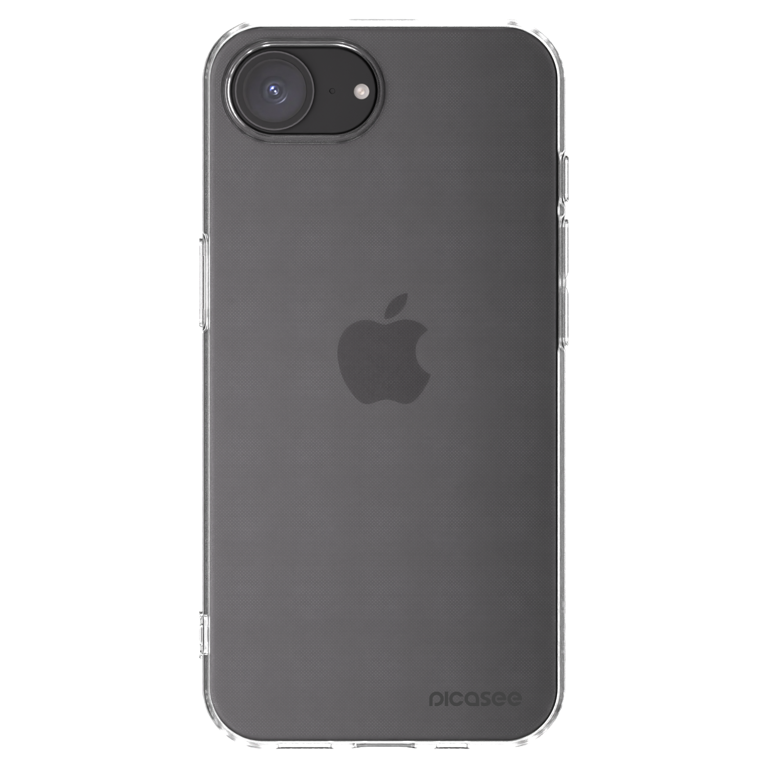 Picasee Apple iPhone 16e Hülle - Transparentes Silikon - Clear