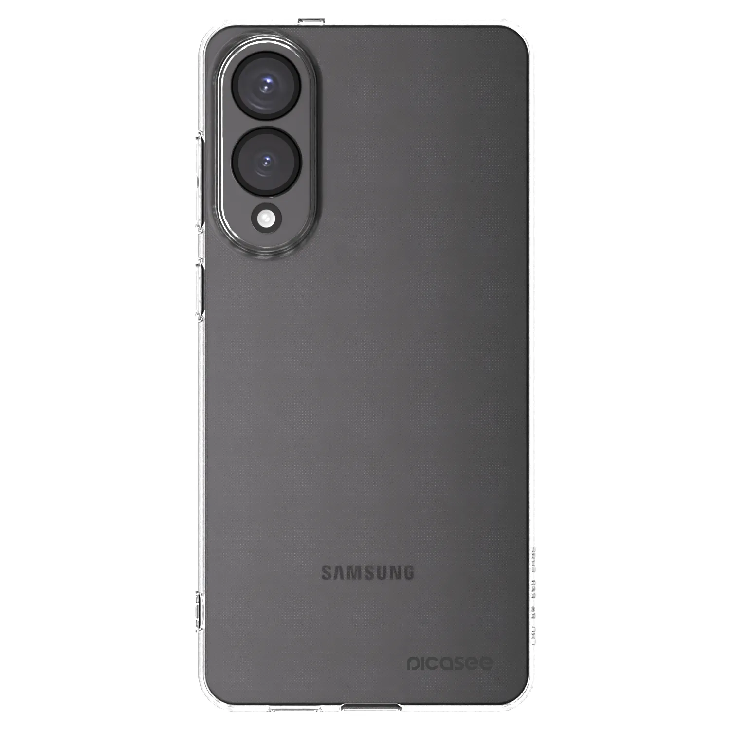 Picasee Samsung Galaxy S25 Edge 5G Hülle - Transparentes Silikon - Clear