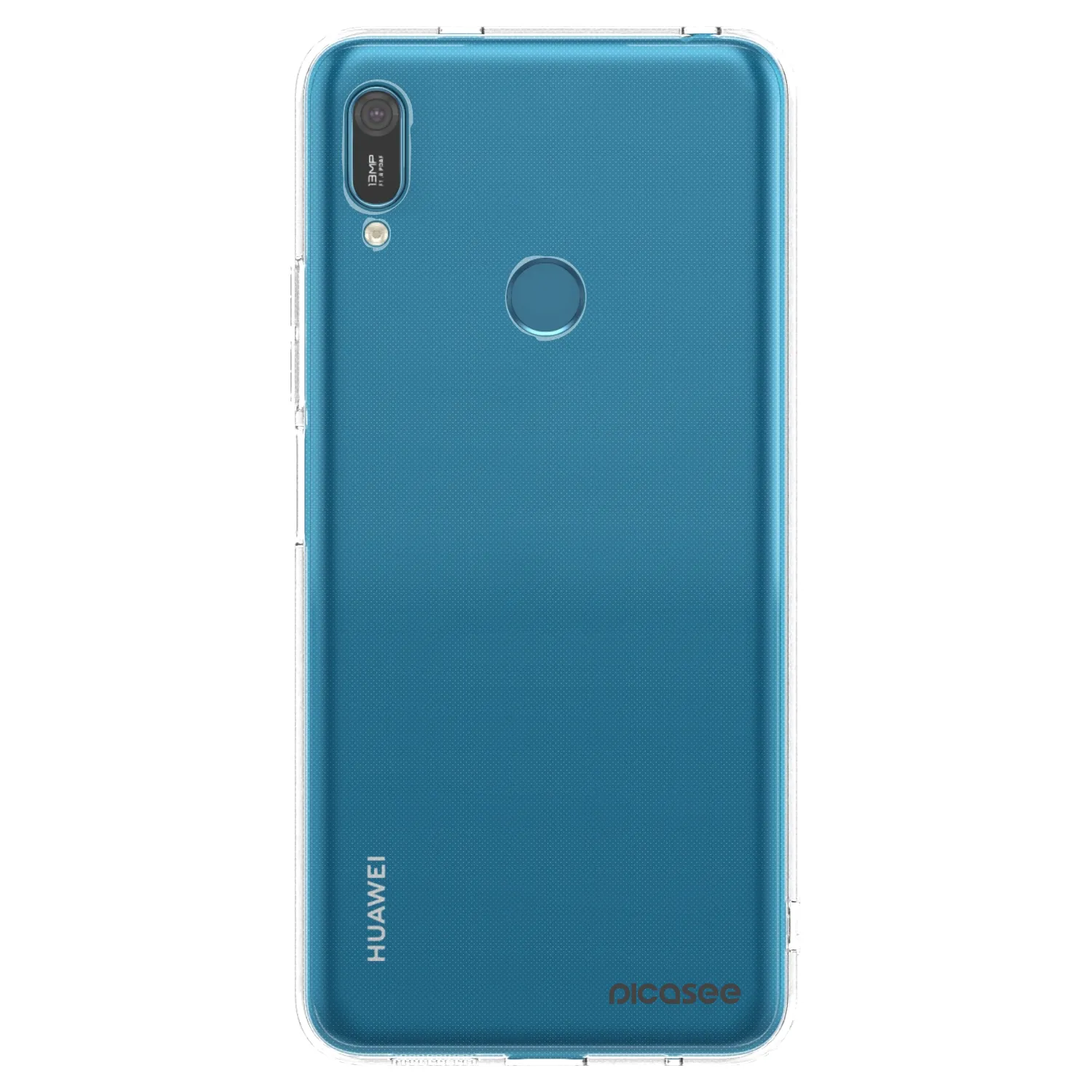 Picasee Huawei Y7 2019 Hülle - Transparentes Silikon - Clear
