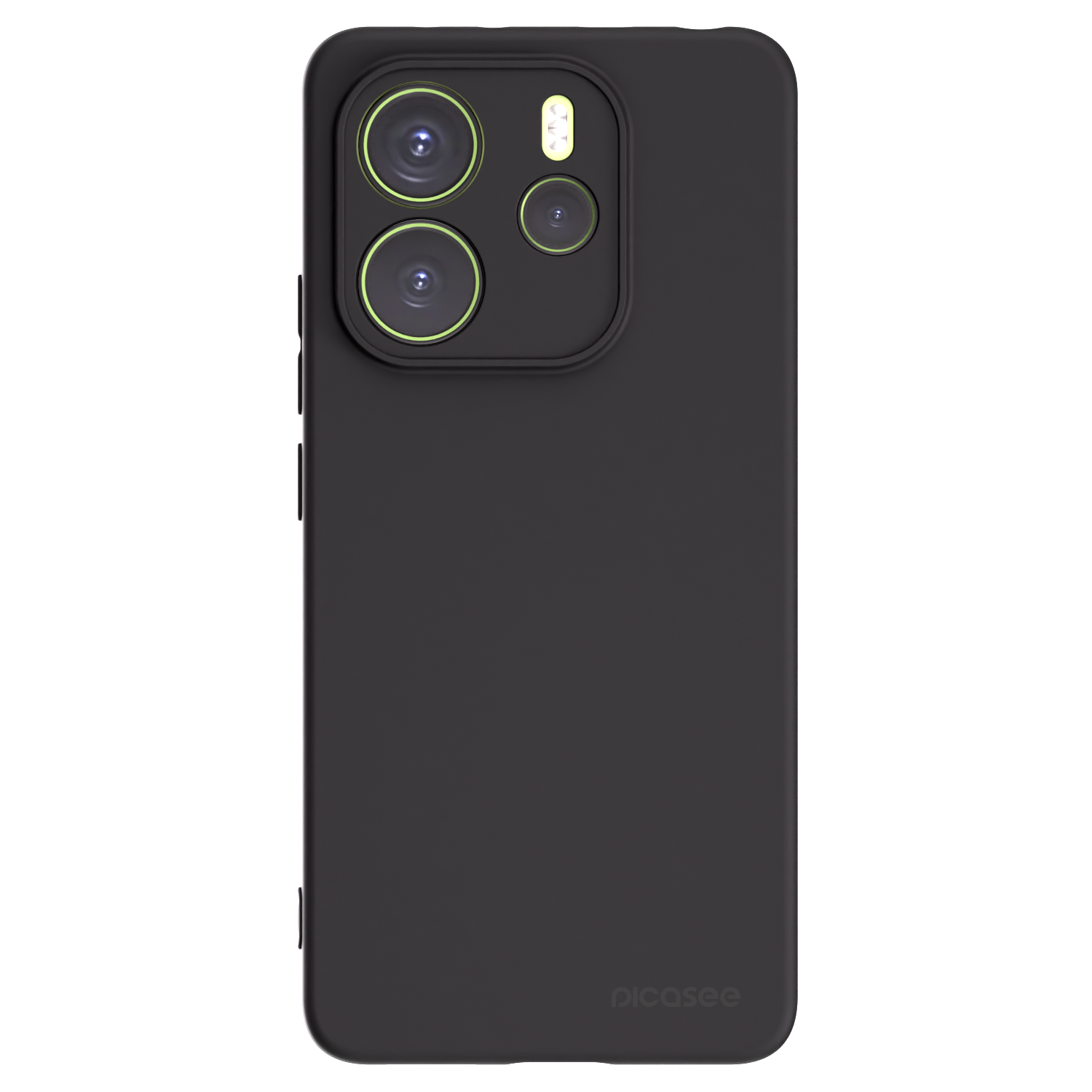 Picasee Xiaomi Redmi Note 14 4G Hülle - Schwarzes Silikon - Clear
