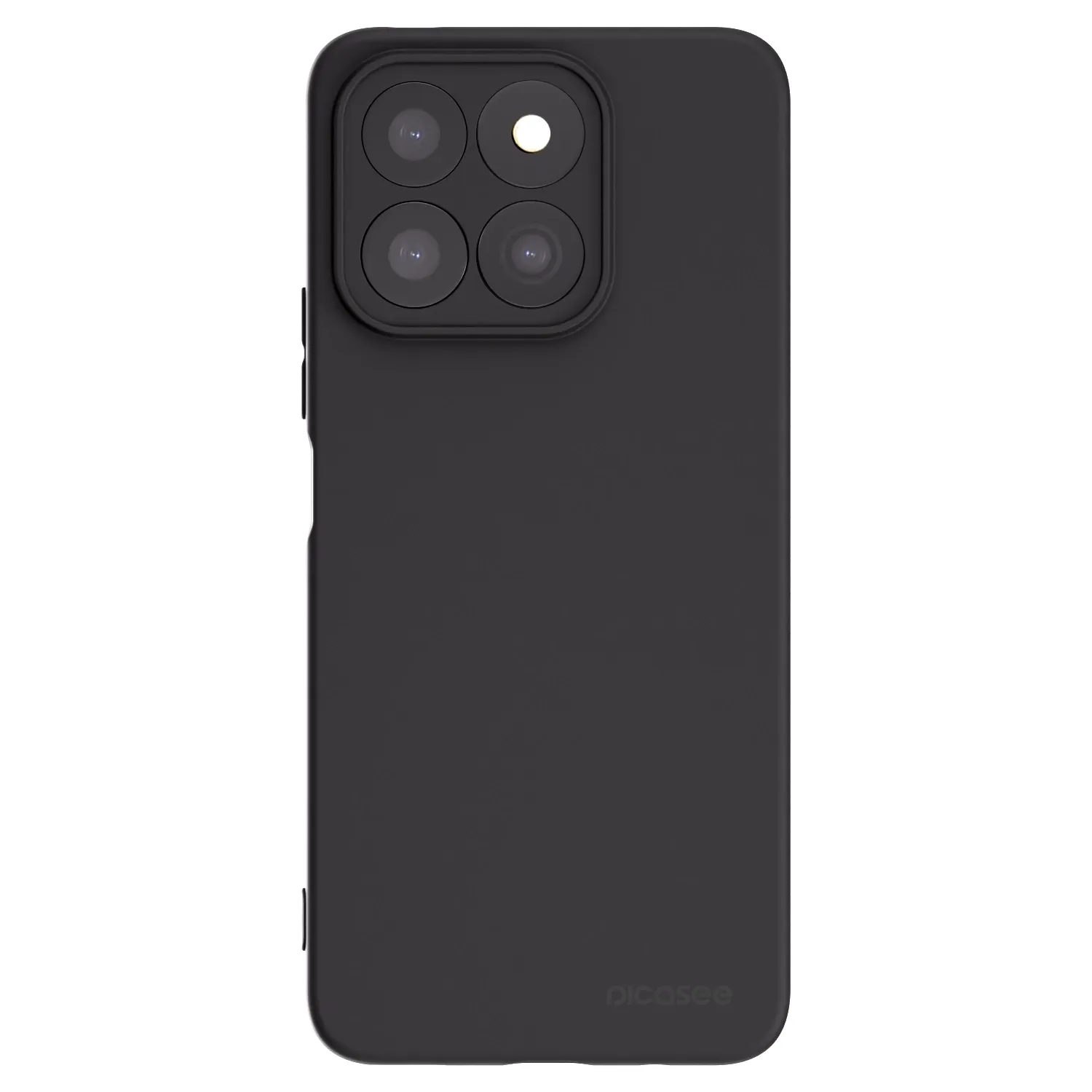 Picasee Honor X8c Hülle - Schwarzes Silikon - Clear