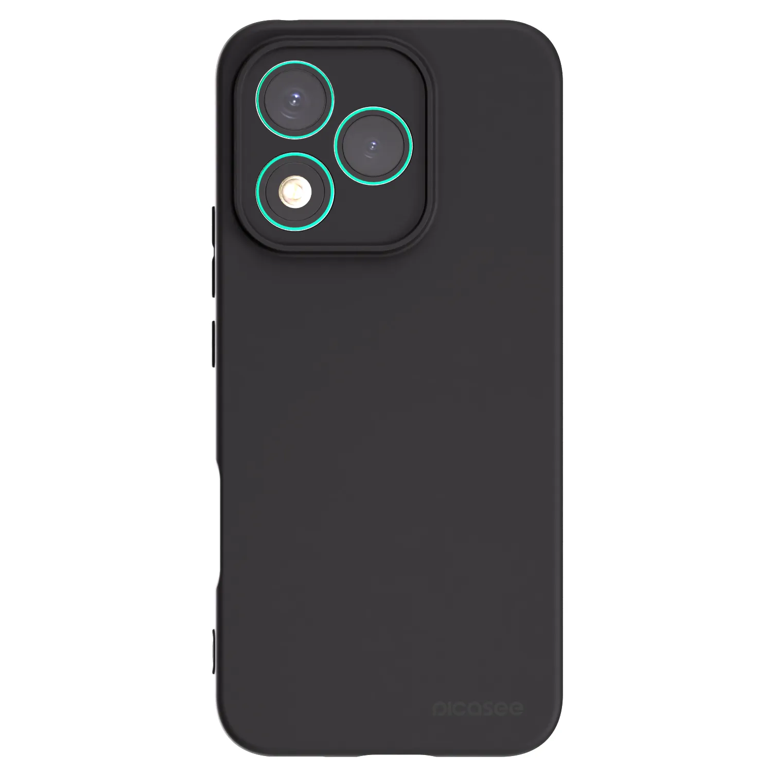Picasee Honor 400 Lite 5G Hülle - Schwarzes Silikon - Clear