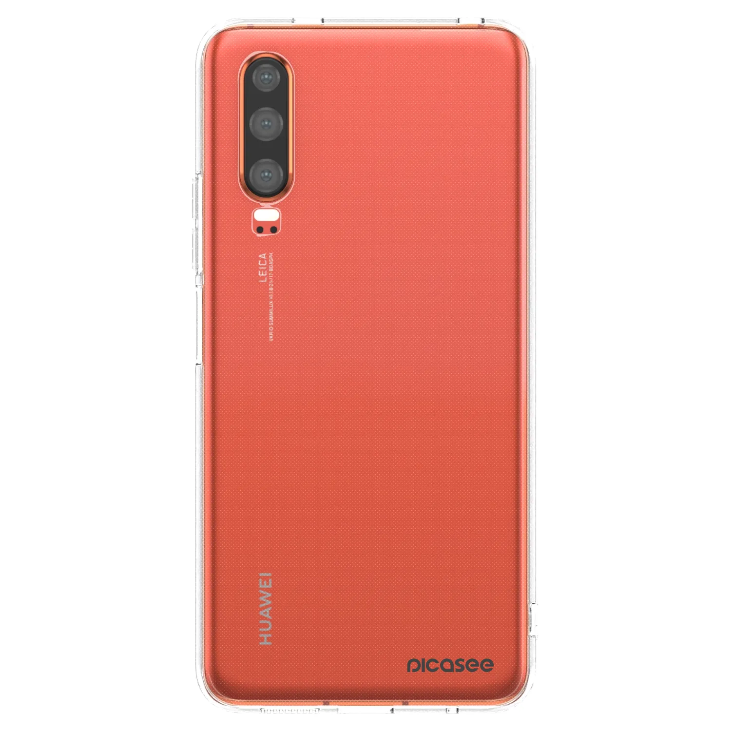 Picasee Huawei P30 Hülle - Transparentes Silikon - Clear