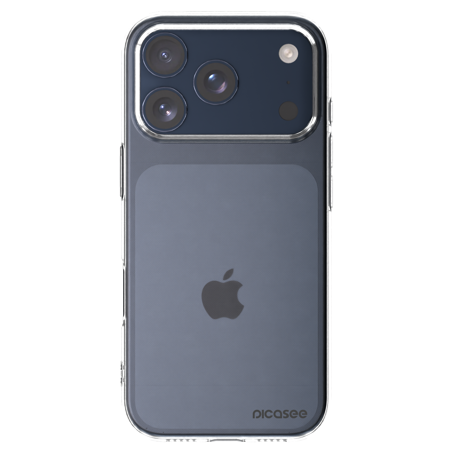 Picasee Apple iPhone 17 Pro Hülle - Transparentes Silikon - Clear