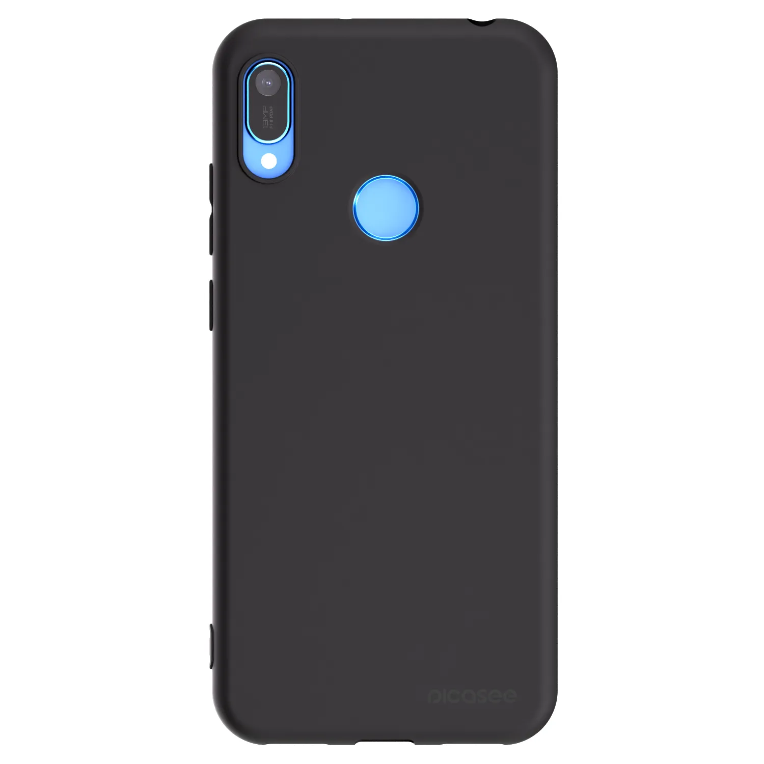 Picasee Huawei Y6 2019 Hülle - Schwarzes Silikon - Clear