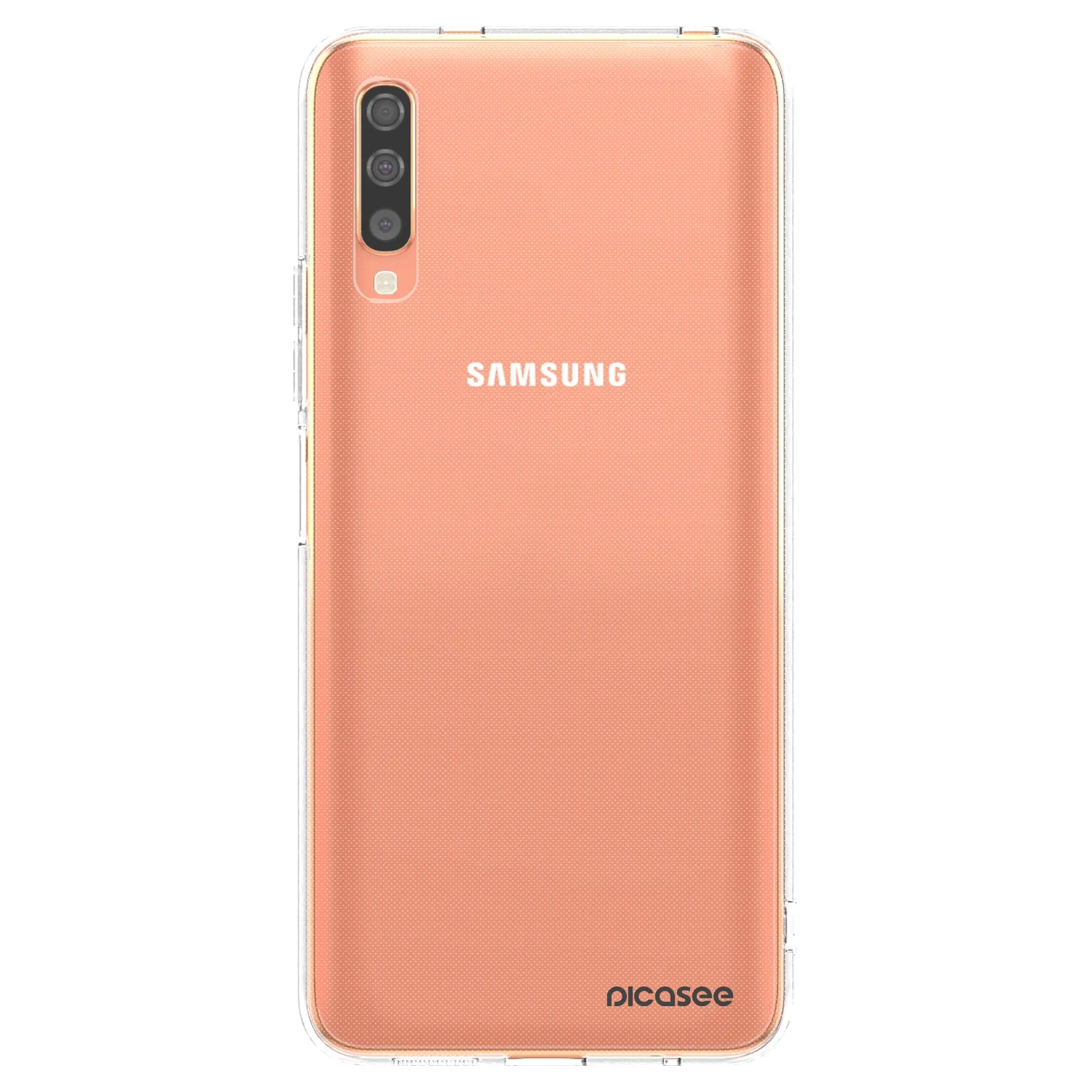 Picasee Samsung Galaxy A70 A705F Hülle - Transparentes Silikon - Clear