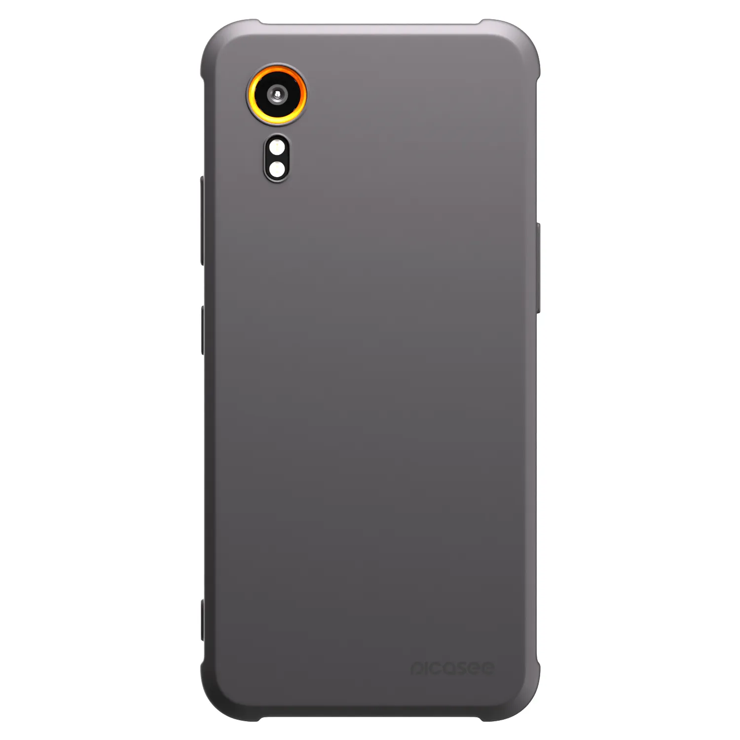 Picasee Samsung Galaxy Xcover 7 Hülle - Schwarzes Silikon - Clear