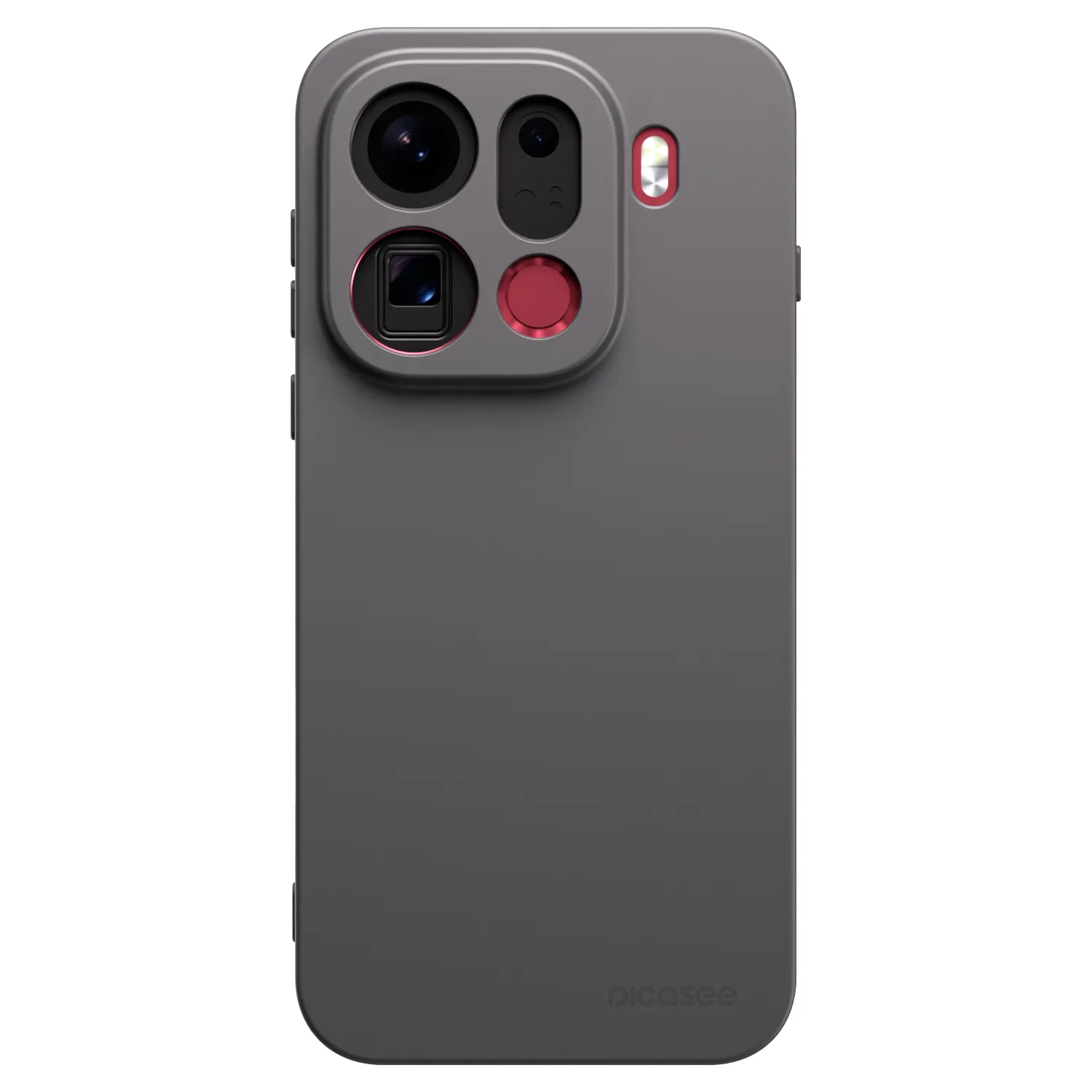 Picasee OPPO Find X9 Pro Hülle - Schwarzes Silikon - Clear