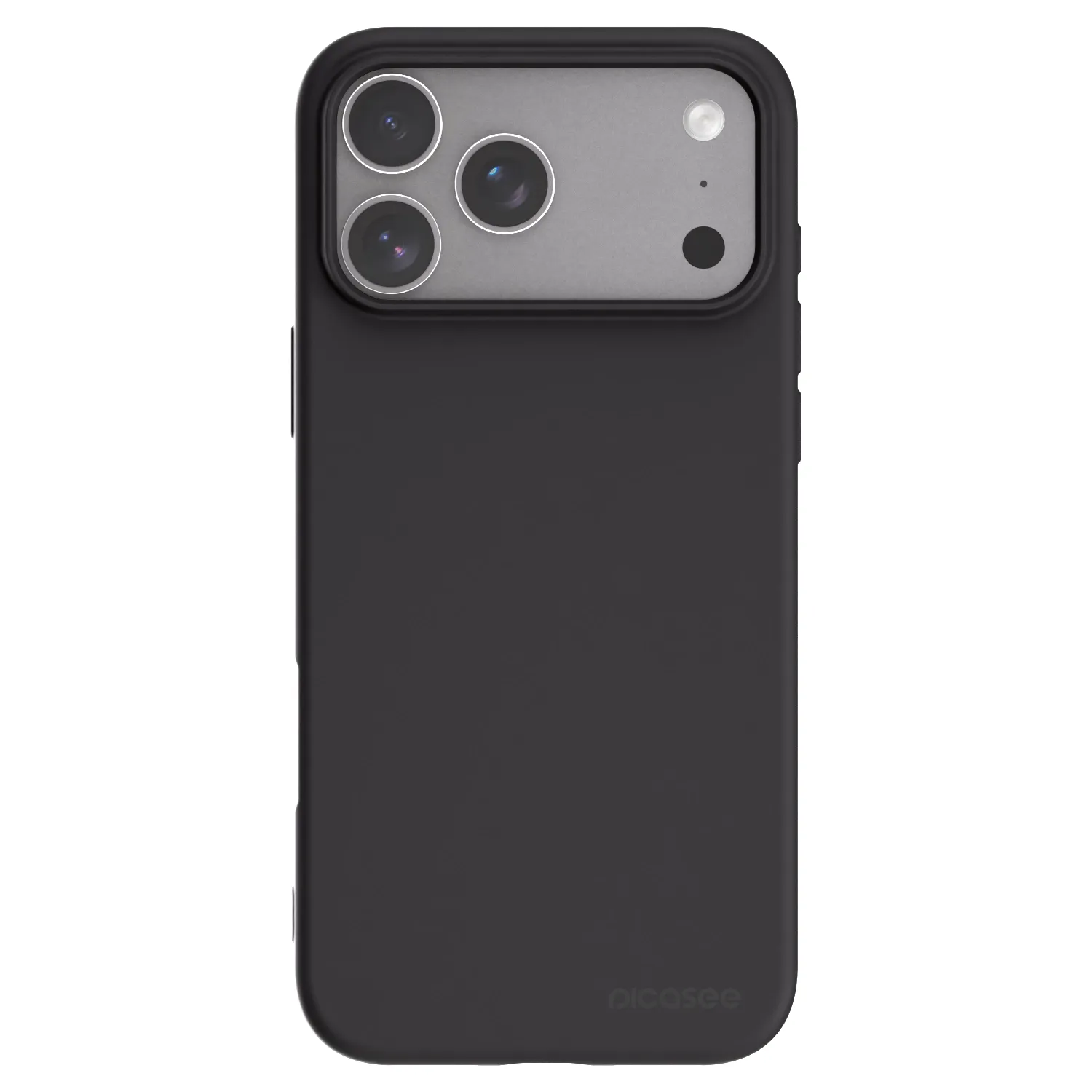 Picasee Apple iPhone 18 Pro Max Hülle - Schwarzes Silikon - Clear