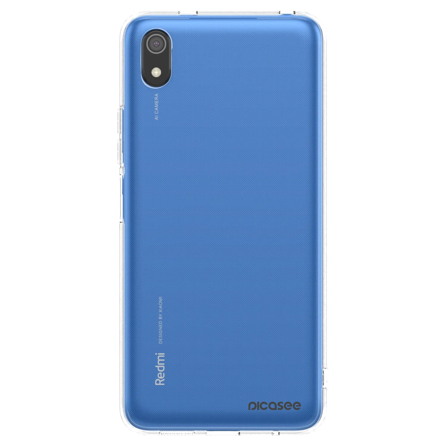 Picasee Xiaomi Redmi 7A Hülle - Transparentes Silikon - Clear