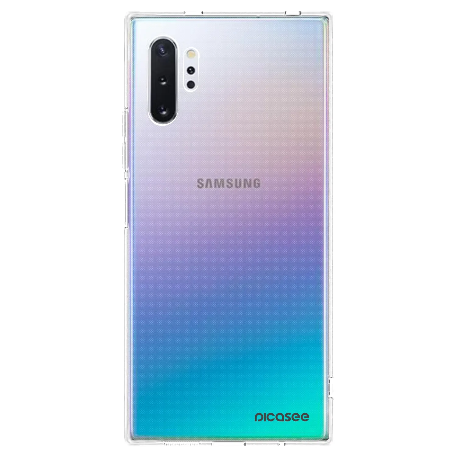 Picasee Samsung Galaxy Note 10+ N975F Hülle - Transparentes Silikon - Clear