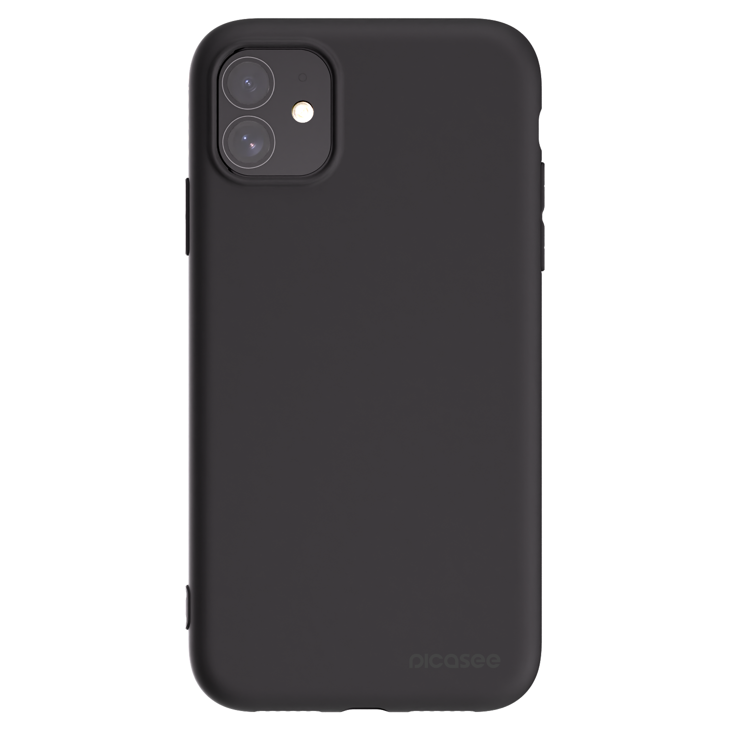 Picasee Apple iPhone 11 Hülle - Schwarzes Silikon - Clear
