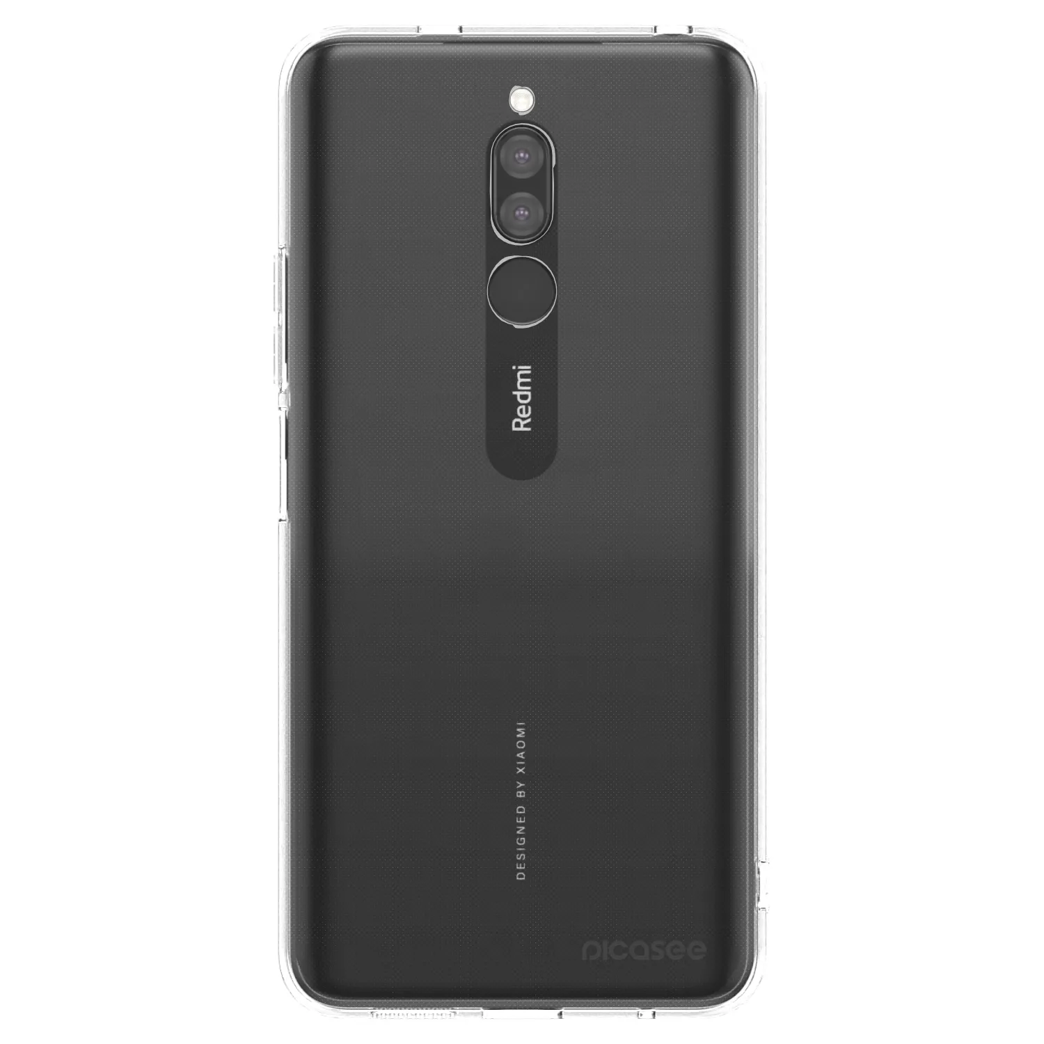 Picasee Xiaomi Redmi 8 Hülle - Transparentes Silikon - Clear