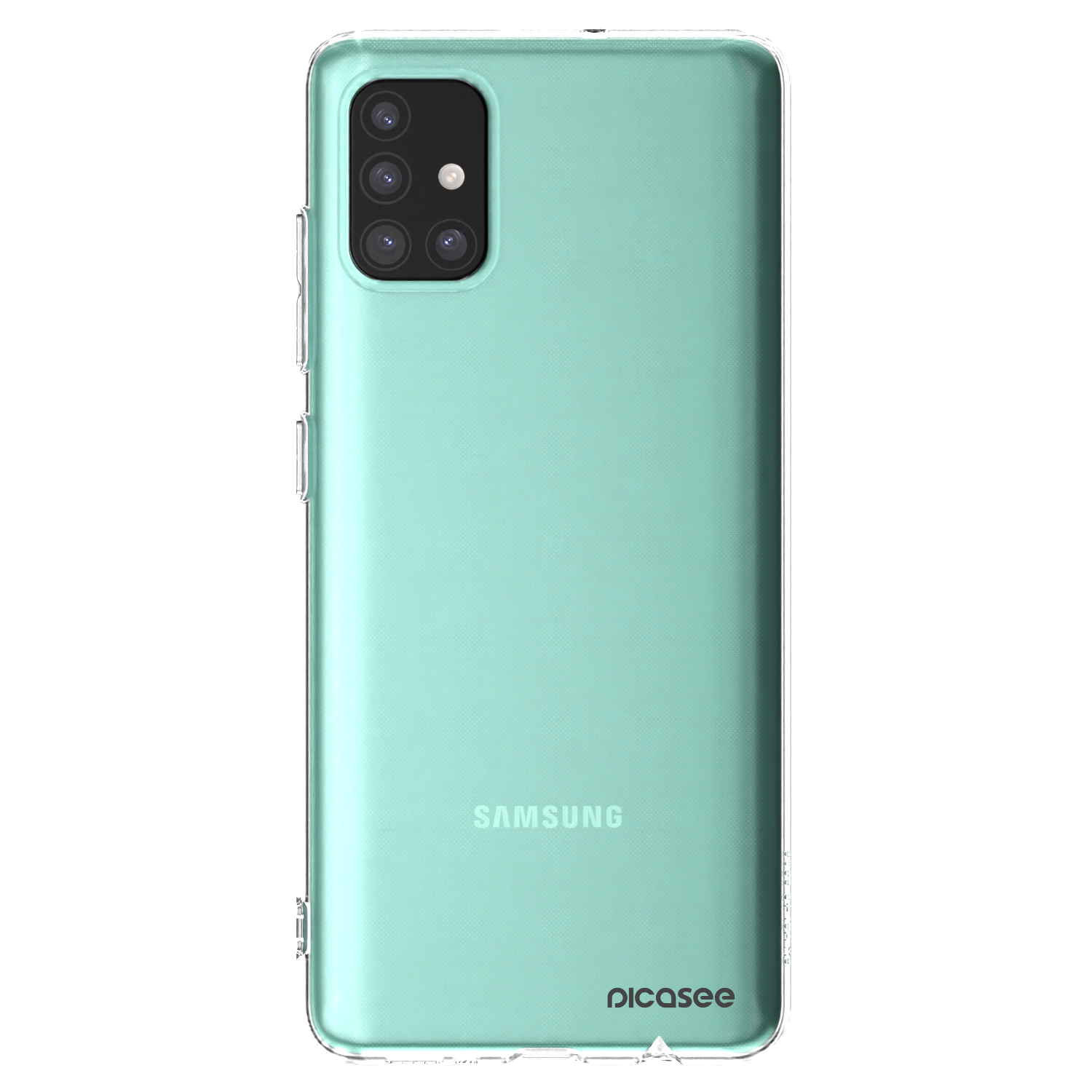 Picasee Samsung Galaxy A51 A515F Hülle - Transparentes Silikon - Clear