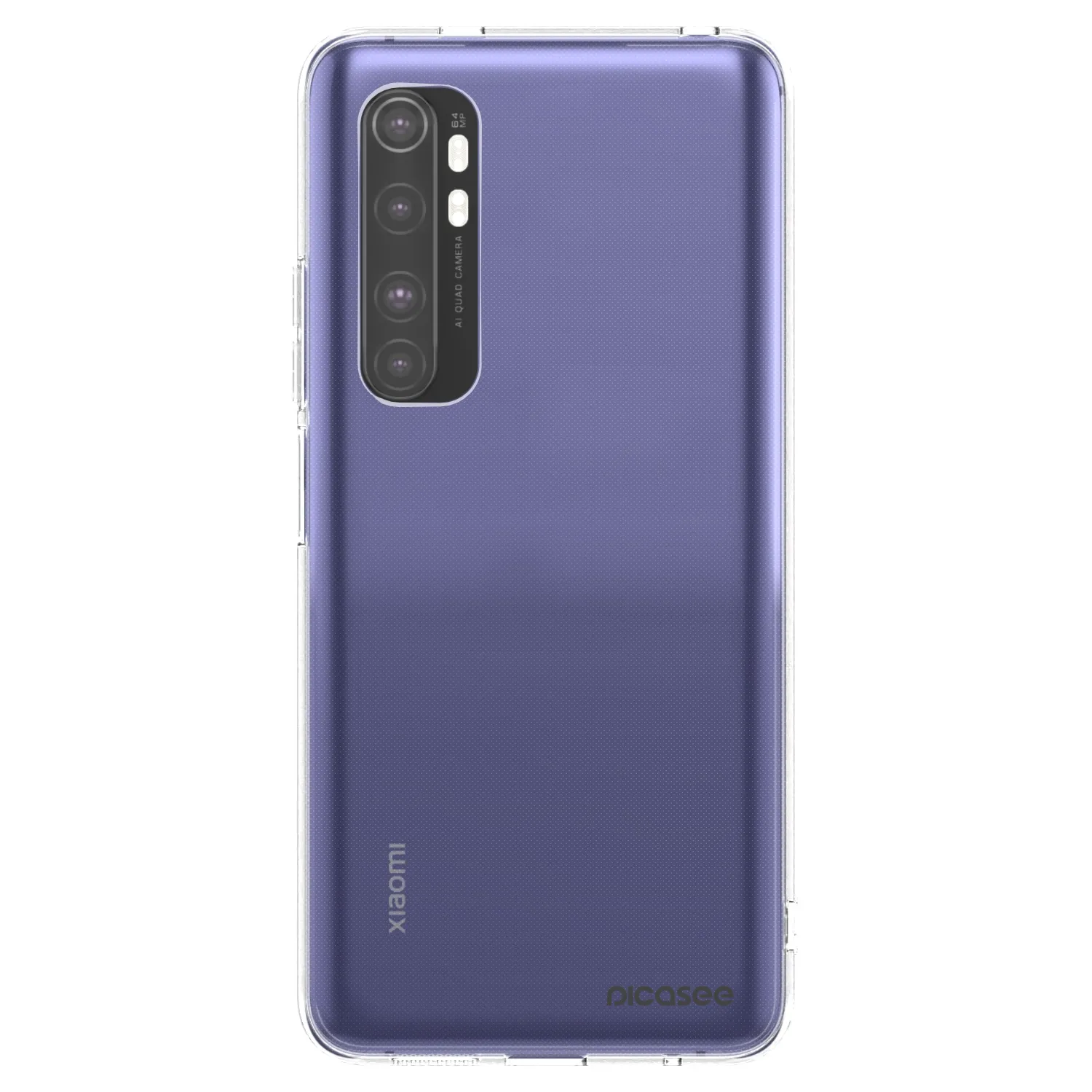 Picasee Xiaomi Mi Note 10 Lite Hülle - Transparentes Silikon - Clear