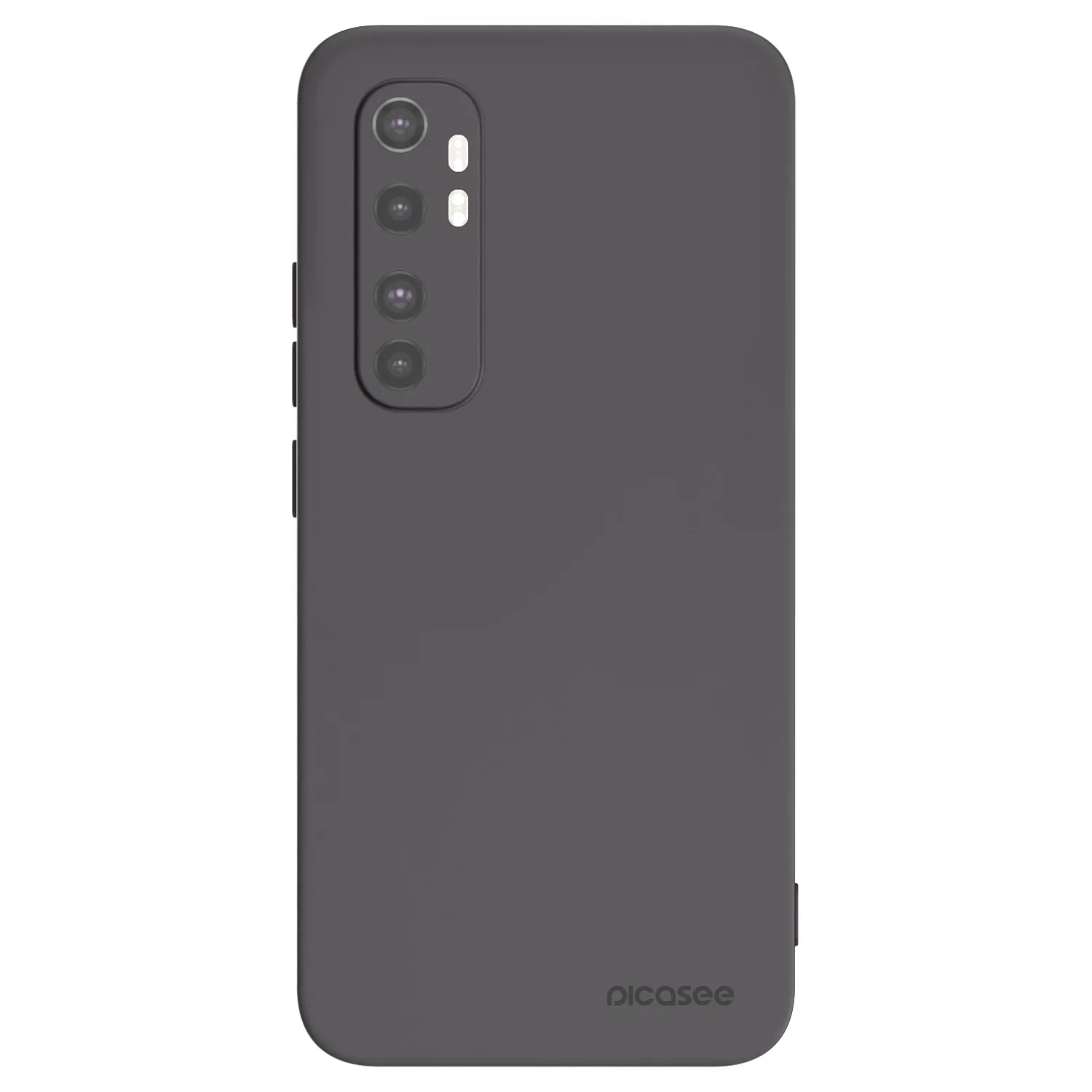 Picasee Xiaomi Mi Note 10 Lite Hülle - Schwarzes Silikon - Clear