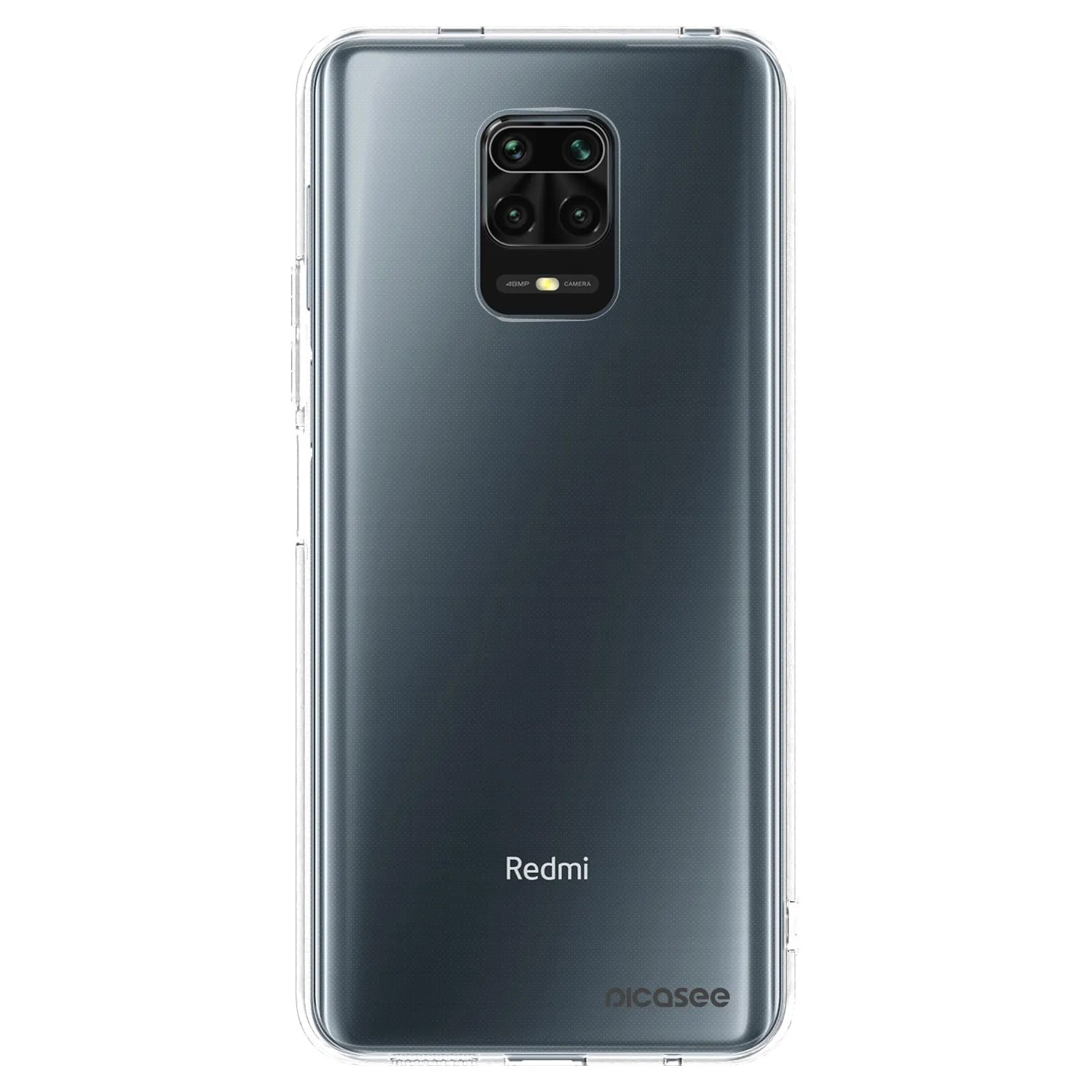 Picasee Xiaomi Redmi Note 9S Hülle - Transparentes Silikon - Clear