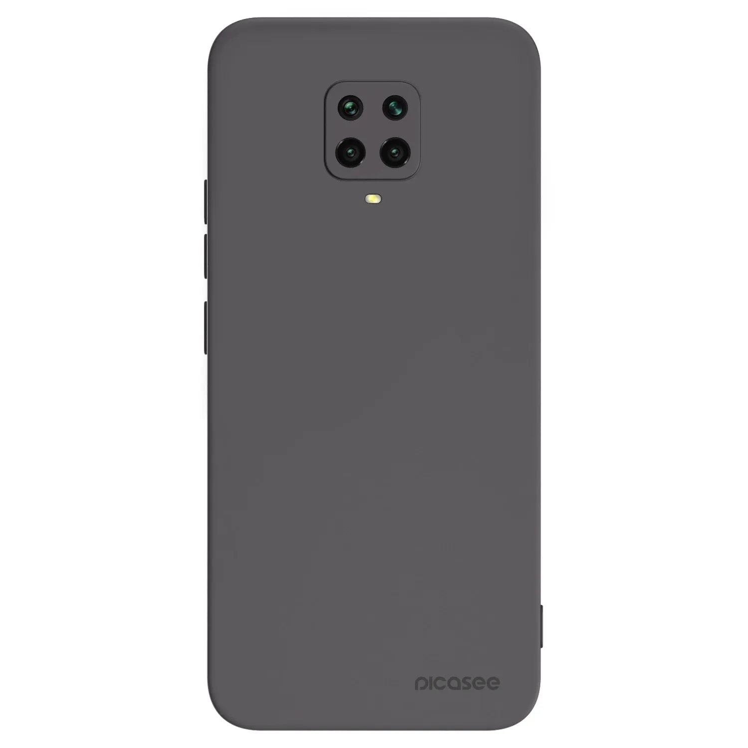 Picasee Xiaomi Redmi Note 9S Hülle - Schwarzes Silikon - Clear