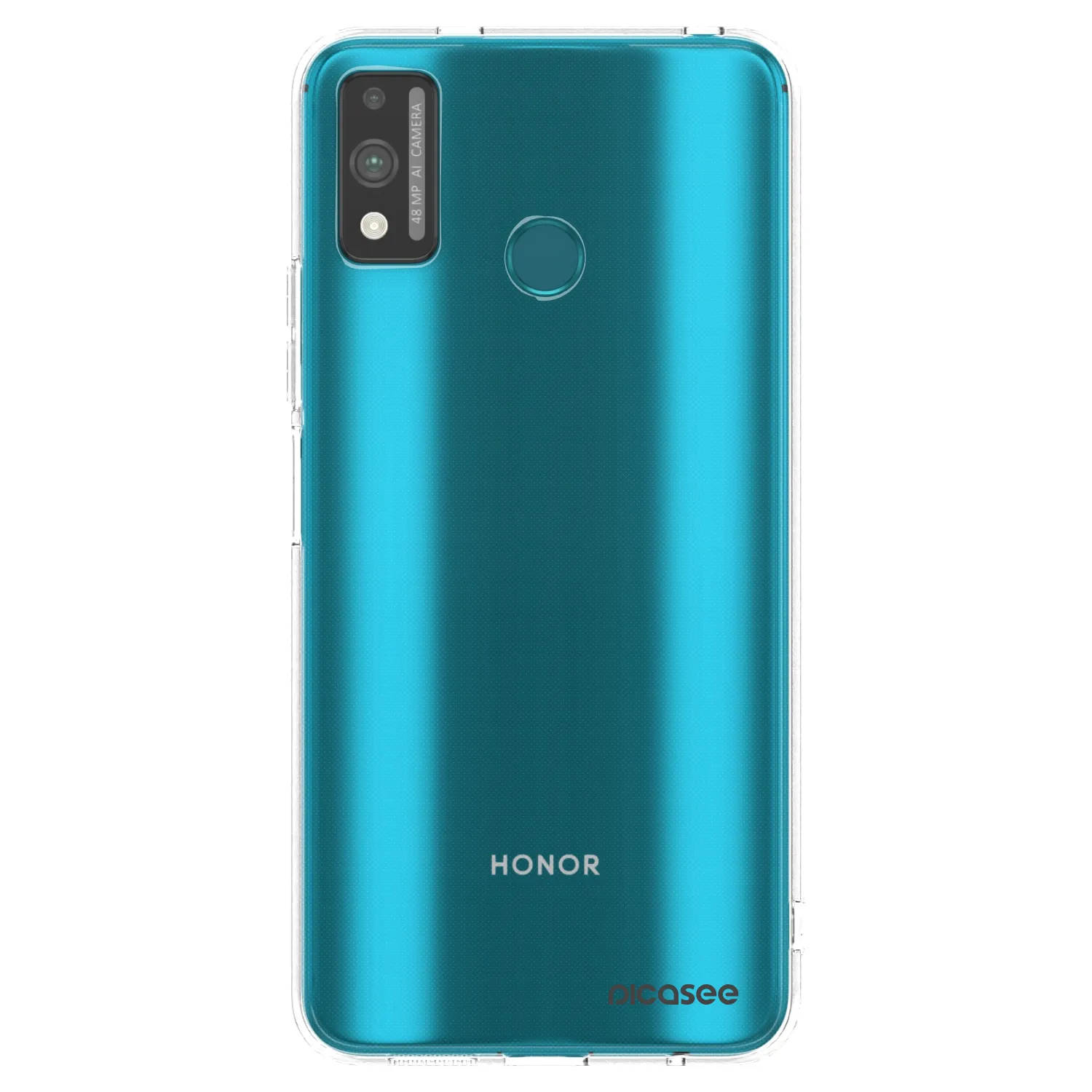 Picasee Honor 9X Lite Hülle - Transparentes Silikon - Clear