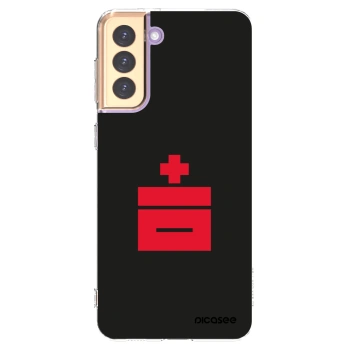 Picasee Samsung Galaxy S21+ 5G G996F Hülle - Transparentes Silikon - Le Plastenciaga