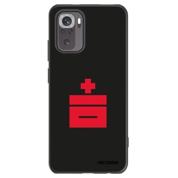 Picasee Xiaomi Redmi Note 10 Hülle - Schwarzes Silikon - Le Plastenciaga