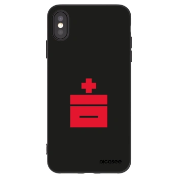 Picasee Apple iPhone XS Max Hülle - Schwarzes Silikon - Le Plastenciaga