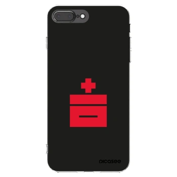 Picasee Apple iPhone 7 Plus Hülle - Transparentes Silikon - Le Plastenciaga