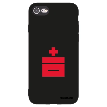 Picasee Apple iPhone SE 2022 Hülle - Schwarzes Silikon - Le Plastenciaga