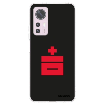 Picasee Xiaomi 12 Hülle - Transparentes Silikon - Le Plastenciaga