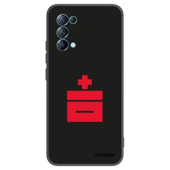 Picasee OPPO Reno 5 5G Hülle - Schwarzes Silikon - Le Plastenciaga
