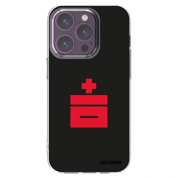 Picasee Apple iPhone 14 Pro Hülle - Transparentes Silikon - Le Plastenciaga