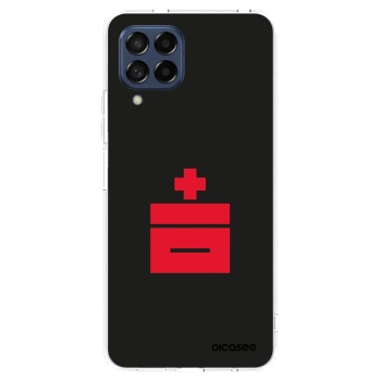 Picasee Samsung Galaxy M53 5G Hülle - Transparentes Silikon - Le Plastenciaga