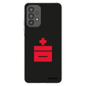 Picasee Samsung Galaxy A73 5G Hülle - Transparentes Silikon - Le Plastenciaga