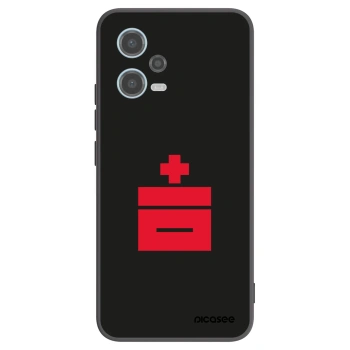 Picasee Xiaomi Redmi Note 12 5G Hülle - Schwarzes Silikon - Le Plastenciaga