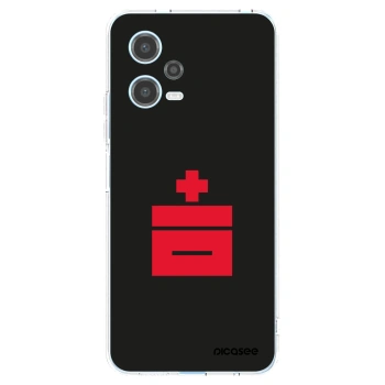 Picasee Xiaomi Redmi Note 12 5G Hülle - Transparentes Silikon - Le Plastenciaga