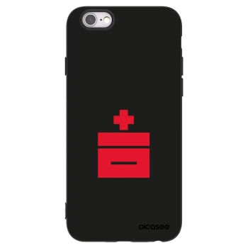 Picasee Apple iPhone 6/6S Hülle - Schwarzes Silikon - Le Plastenciaga